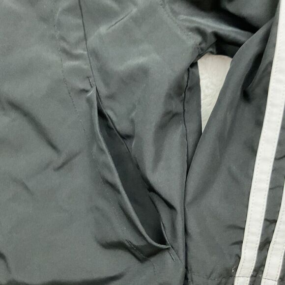 Adidas Full Zip Track Jacket Boys Size 7 Black & Red - Picture 7 of 8